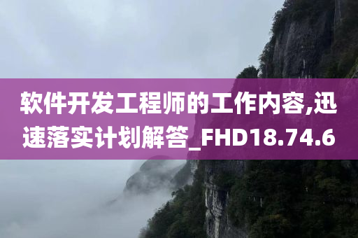 软件开发工程师的工作内容,迅速落实计划解答_FHD18.74.60