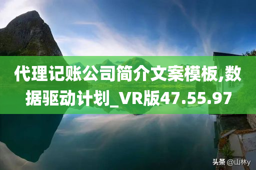 代理记账公司简介文案模板,数据驱动计划_VR版47.55.97