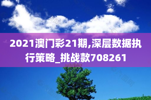 2021澳门彩21期,深层数据执行策略_挑战款708261