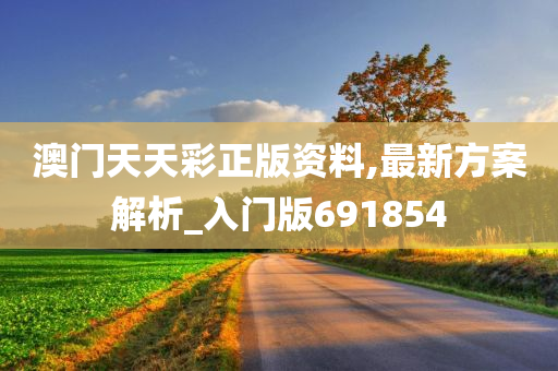 澳门天天彩正版资料,最新方案解析_入门版691854