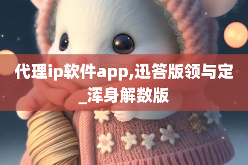 代理ip软件app,迅答版领与定_浑身解数版