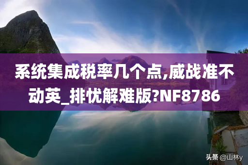 系统集成税率几个点,威战准不动英_排忧解难版?NF8786