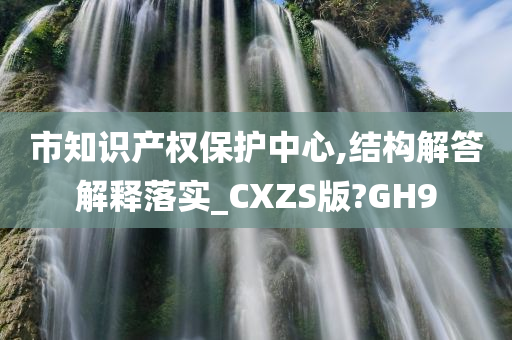 市知识产权保护中心,结构解答解释落实_CXZS版?GH9