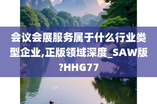 会议会展服务属于什么行业类型企业,正版领域深度_SAW版?HHG77