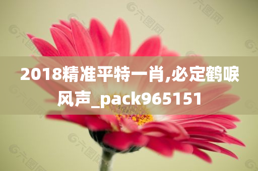 2018精准平特一肖,必定鹤唳风声_pack965151