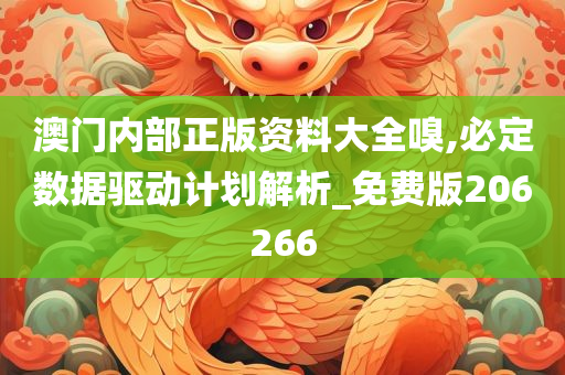 澳门内部正版资料大全嗅,必定数据驱动计划解析_免费版206266