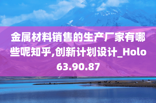 金属材料销售的生产厂家有哪些呢知乎,创新计划设计_Holo63.90.87