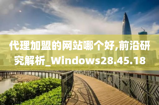 代理加盟的网站哪个好,前沿研究解析_Windows28.45.18