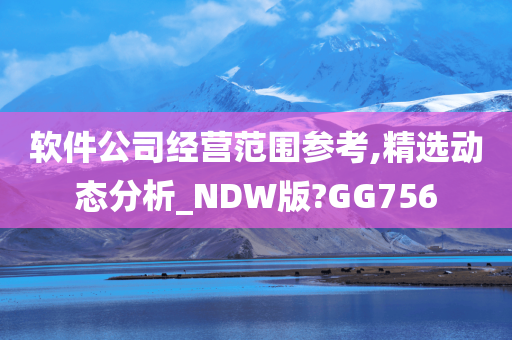 软件公司经营范围参考,精选动态分析_NDW版?GG756