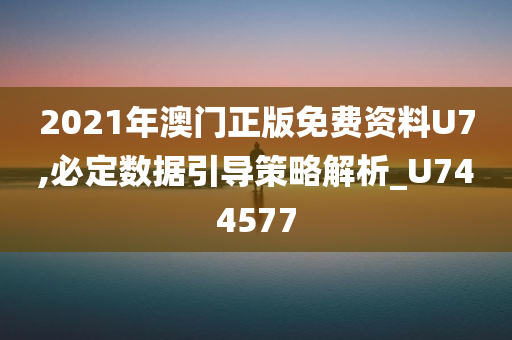 2021年澳门正版免费资料U7,必定数据引导策略解析_U744577