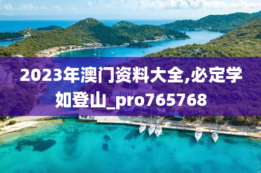 2023年澳门资料大全,必定学如登山_pro765768