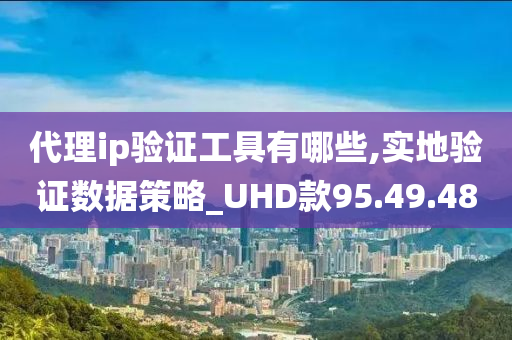 代理ip验证工具有哪些,实地验证数据策略_UHD款95.49.48