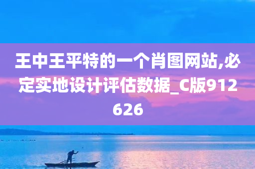 王中王平特的一个肖图网站,必定实地设计评估数据_C版912626