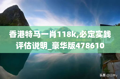 香港特马一肖118k,必定实践评估说明_豪华版478610