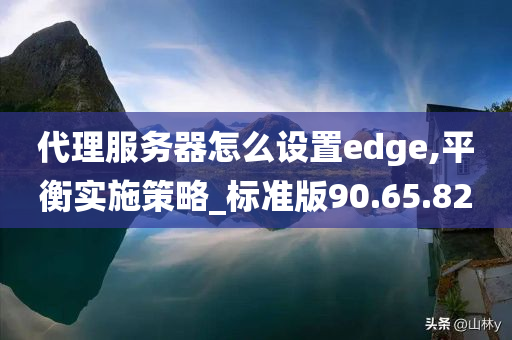 代理服务器怎么设置edge,平衡实施策略_标准版90.65.82