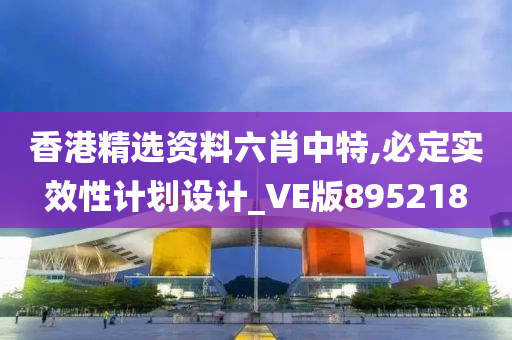 香港精选资料六肖中特,必定实效性计划设计_VE版895218