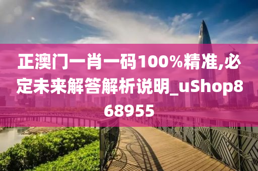 正澳门一肖一码100%精准,必定未来解答解析说明_uShop868955