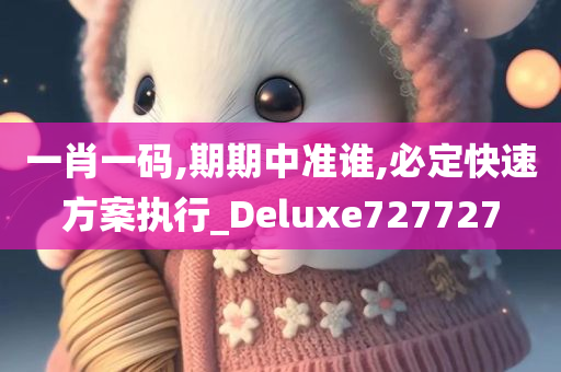 一肖一码,期期中准谁,必定快速方案执行_Deluxe727727