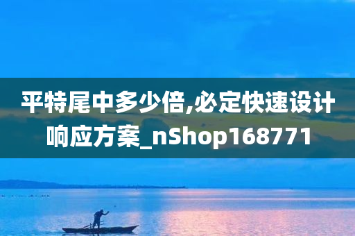 平特尾中多少倍,必定快速设计响应方案_nShop168771