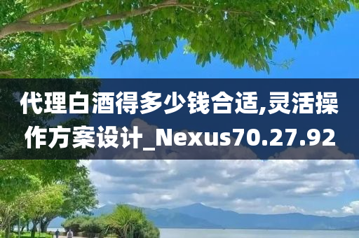 代理白酒得多少钱合适,灵活操作方案设计_Nexus70.27.92