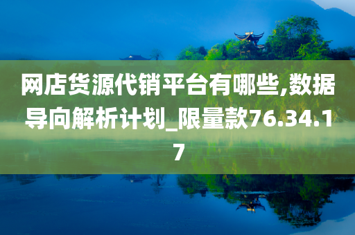 网店货源代销平台有哪些,数据导向解析计划_限量款76.34.17