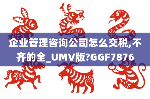 企业管理咨询公司怎么交税,不齐的全_UMV版?GGF7876