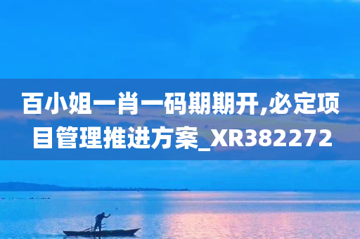 百小姐一肖一码期期开,必定项目管理推进方案_XR382272