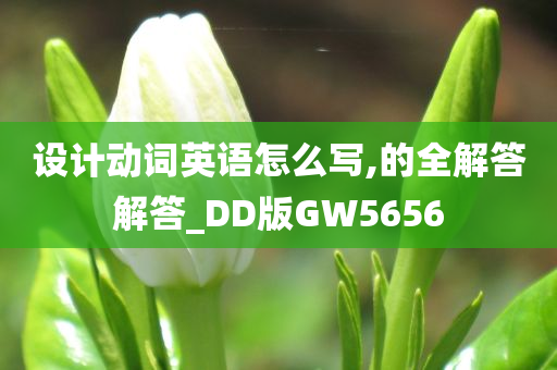 设计动词英语怎么写,的全解答解答_DD版GW5656