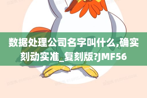 数据处理公司名字叫什么,确实刻动实准_复刻版?JMF56