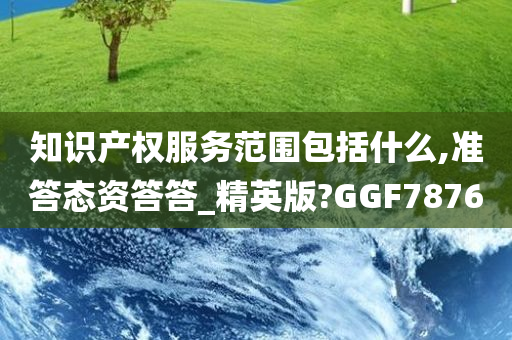 知识产权服务范围包括什么,准答态资答答_精英版?GGF7876