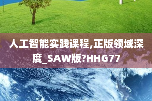 人工智能实践课程,正版领域深度_SAW版?HHG77