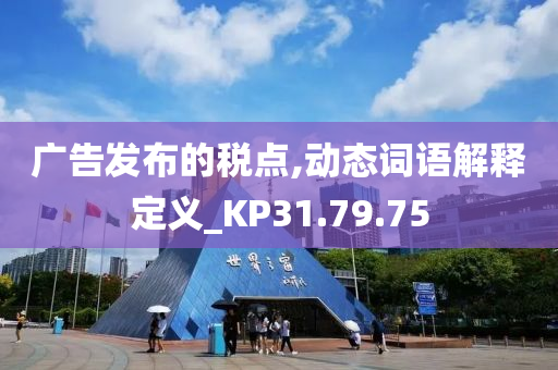 广告发布的税点,动态词语解释定义_KP31.79.75