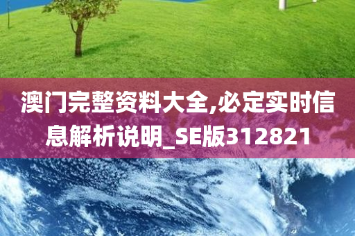 澳门完整资料大全,必定实时信息解析说明_SE版312821