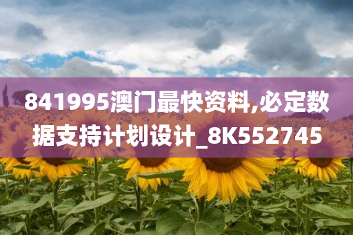 841995澳门最快资料,必定数据支持计划设计_8K552745