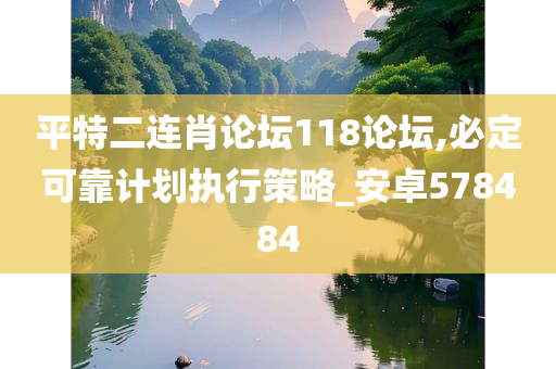 平特二连肖论坛118论坛,必定可靠计划执行策略_安卓578484