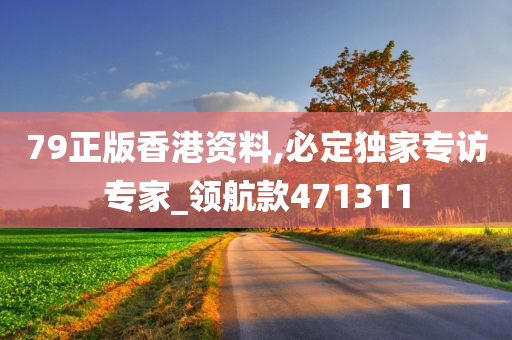 79正版香港资料,必定独家专访专家_领航款471311