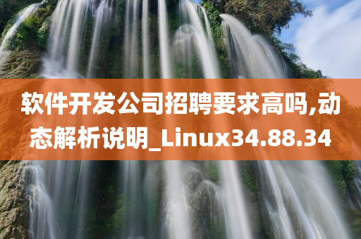 软件开发公司招聘要求高吗,动态解析说明_Linux34.88.34