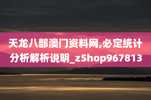 天龙八部澳门资料网,必定统计分析解析说明_zShop967813