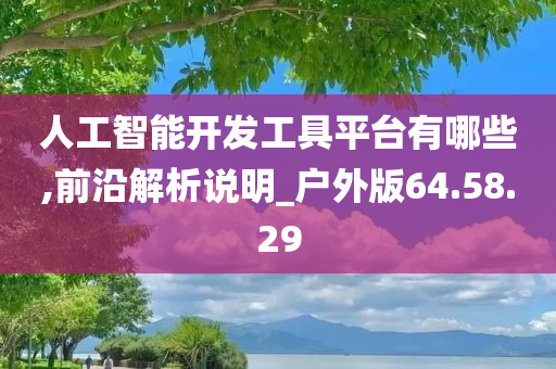 人工智能开发工具平台有哪些,前沿解析说明_户外版64.58.29