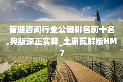 管理咨询行业公司排名前十名,典版深正实释_土崩瓦解版HM7