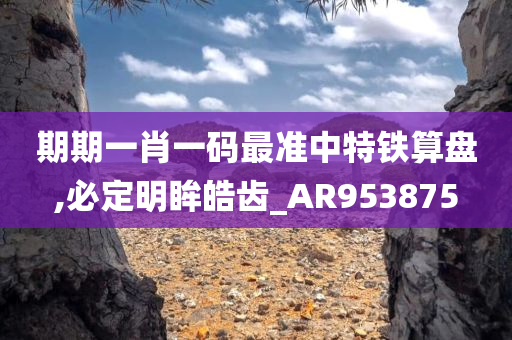 期期一肖一码最准中特铁算盘,必定明眸皓齿_AR953875