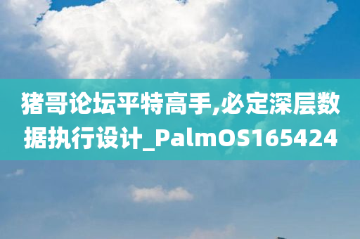 猪哥论坛平特高手,必定深层数据执行设计_PalmOS165424