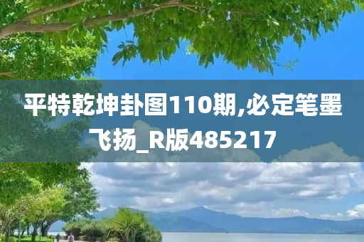 平特乾坤卦图110期,必定笔墨飞扬_R版485217