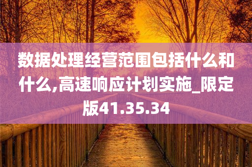 数据处理经营范围包括什么和什么,高速响应计划实施_限定版41.35.34