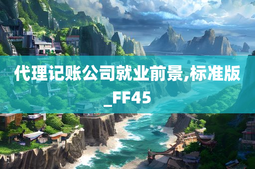 代理记账公司就业前景,标准版_FF45