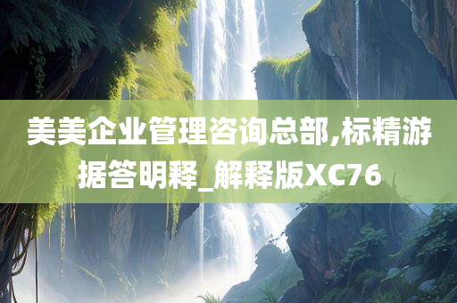 美美企业管理咨询总部,标精游据答明释_解释版XC76