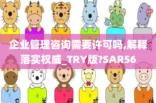 企业管理咨询需要许可吗,解释落实权威_TRY版?SAR56