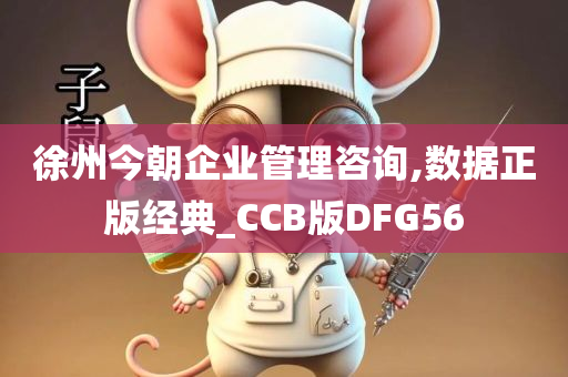 徐州今朝企业管理咨询,数据正版经典_CCB版DFG56