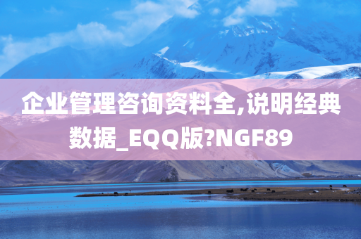 企业管理咨询资料全,说明经典数据_EQQ版?NGF89