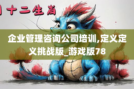 企业管理咨询公司培训,定义定义挑战版_游戏版78